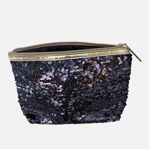 NEW Without TAGS/LANCOME MAKEUP Sequin Clutch/Makeup Bag -